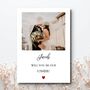 Usher Proposal Photo Card, Wedding Proposal Card, thumbnail 1 of 3