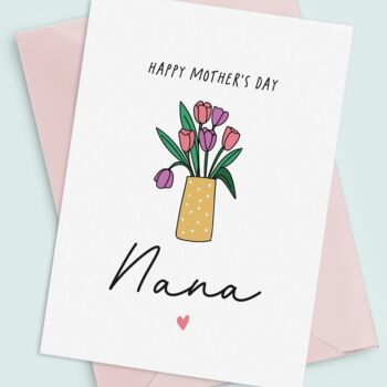 Tulip Nana Mother's Day Card, 4 of 5