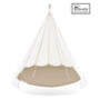Outdoor Luxury Hanging Teepee Bed In Sand, thumbnail 2 of 6
