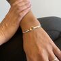 Personalised Bangle Bracelet Gift With Gold Vermeil, thumbnail 2 of 9