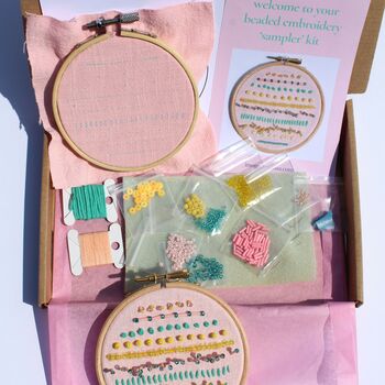 Beginner 3D Beaded Embroidery Kit, 4 of 8