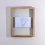 G Decor Taru Handmade Hanging Mango Wood Frame Dubble Large Glass Wall Display, thumbnail 3 of 6