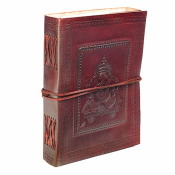 Indra Ganesh Leather Journal, 3 of 9