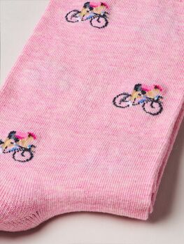 The Rosa – Luxury Cycling Themed Socks, 3 of 8