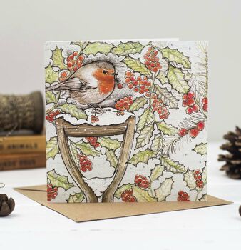 'Jolly Robins' Mixed Pack Of 10 Christmas Cards, 9 of 10