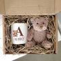 New Baby Teddy Bear Gift Hamper Money Box, thumbnail 4 of 6