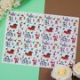 North Pole Festive Themed A4 Tiled Sheet, thumbnail 1 of 5