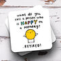 'Happy On A Monday' Personalised Mug, thumbnail 3 of 3