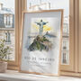 Rio De Janeiro Brazil Travel Illustration Poster, thumbnail 2 of 7