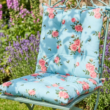 Floral Indoor Outdoor Seat Pad Cushion Collection, 3 of 4