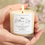 Mother's Day Personalised Candle, Keepsake Gift For Mum, thumbnail 1 of 8