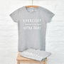 'Exercise? Extra Fries' Gym Women's Slogan T Shirt, thumbnail 2 of 6