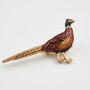 Pheasant Enamel Brooch, thumbnail 3 of 7