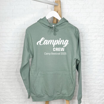 Personalised Camping Crew Unisex Hoodie, 3 of 7