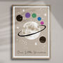 Personalised Family Planets Watercolour Print, thumbnail 1 of 6