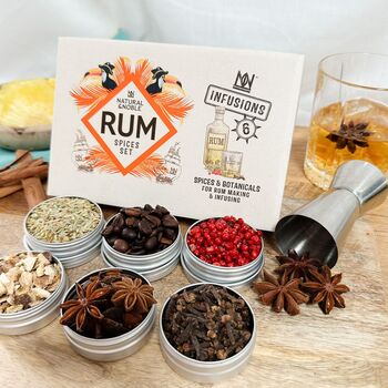 Six Rum Spices And Botanicals Infusions Kit, 2 of 8