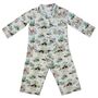 Children's Jungle Print Cotton Pyjamas, thumbnail 3 of 4