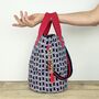 Vintage Kimono Bucket Bag With Detachable Strap, thumbnail 2 of 8