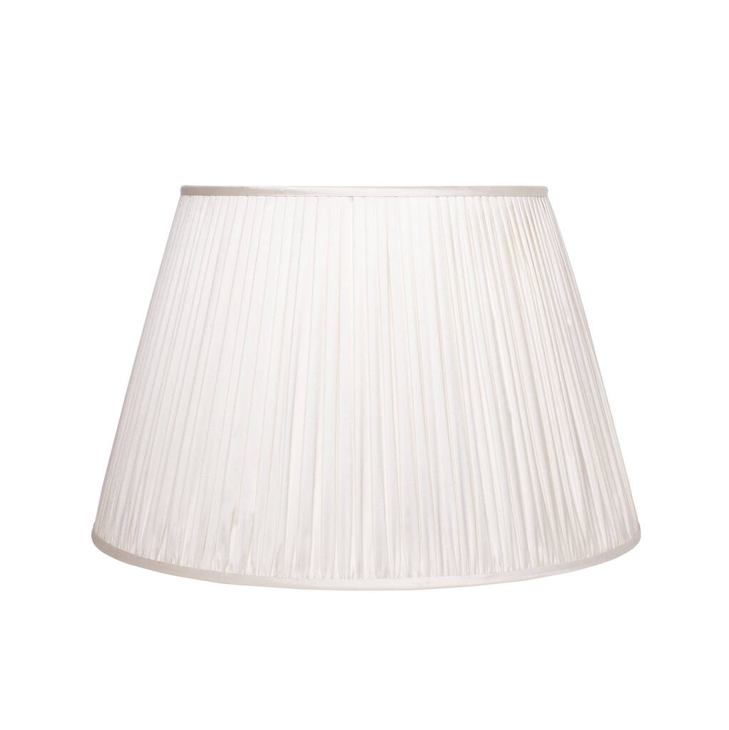 Pleated Silk Lampshade By Rosanna Lonsdale UK
