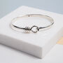 Bayswater Solid Sterling Silver Rope Bangle, thumbnail 1 of 5