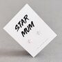 Star Mum Silver Stud Earrings, thumbnail 1 of 5