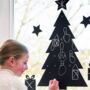 Chalkboard Christmas Tree Wall Sticker, thumbnail 1 of 4