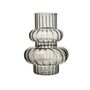 Jaco Grey Tinted Ribbed Glass Vase, thumbnail 10 of 10