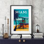 Miami Art Print, thumbnail 1 of 4