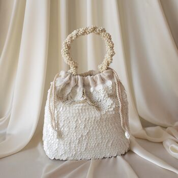 Rihana Ivory Potli Bag, 3 of 6