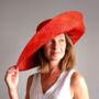 Large Brim Fold Up Straw Hat, thumbnail 5 of 6