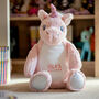 Embroidered Unicorn 'Hideaway Pouch' Soft Toy, thumbnail 1 of 12
