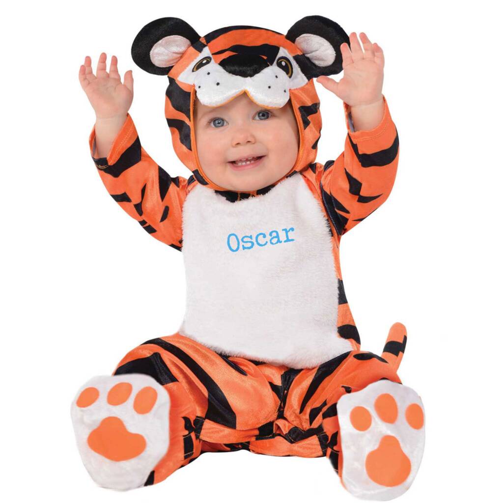 Personalised Baby Tiger Costume By Time To Dress Up