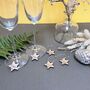 Personalised Christmas Star Wine Glass Charms, thumbnail 7 of 12