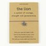 The Lion String Wish Bracelet, thumbnail 2 of 4