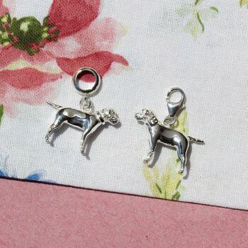 Border Terrier Charm Sterling Silver, 2 of 8