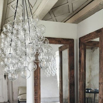Glass Bubble Cluster Pendant Light, 4 of 6