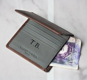 Personalised Mens Slim Classic Wallet, 2 of 8