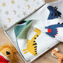 Personalised Dinosaurs Cotton Knit Blanket, thumbnail 2 of 12