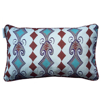 Circus Stripe Print Linen Cushion Cover, 3 of 4