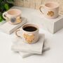 Handmade Golden Heart Ceramic Mug With 24ct Gold Accent, thumbnail 2 of 3
