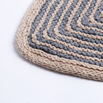 Geometric Blanket Knitting Kit, 6 of 10