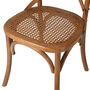 Gainsborough Brown Cross Back Dining Chair, thumbnail 3 of 12