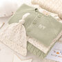 Luxury Sage Green Little Shapes Baby Gift Set, thumbnail 1 of 12