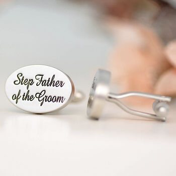 Step Father Of The Groom Cufflinks, 4 of 5