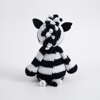 Holly Zebra Easy Crochet Kit, 5 of 11