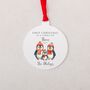 Personalised First Christmas Penguin Family Tree Decoration, thumbnail 8 of 8
