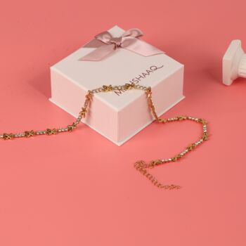 Gemma Xo Crystal Cross Choker Necklace In Gold, 5 of 6
