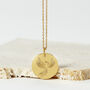 Always I Rise Phoenix Stainless Steel Gold Necklace, thumbnail 4 of 10