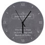 Personalised Kitchen Slate Clock, thumbnail 5 of 5