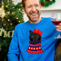 Personalised Christmas Party Cat Sweater, thumbnail 1 of 6